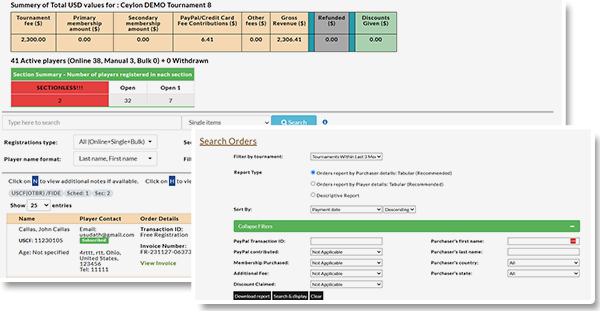 Chessfee:: Online chess tournament registration portal